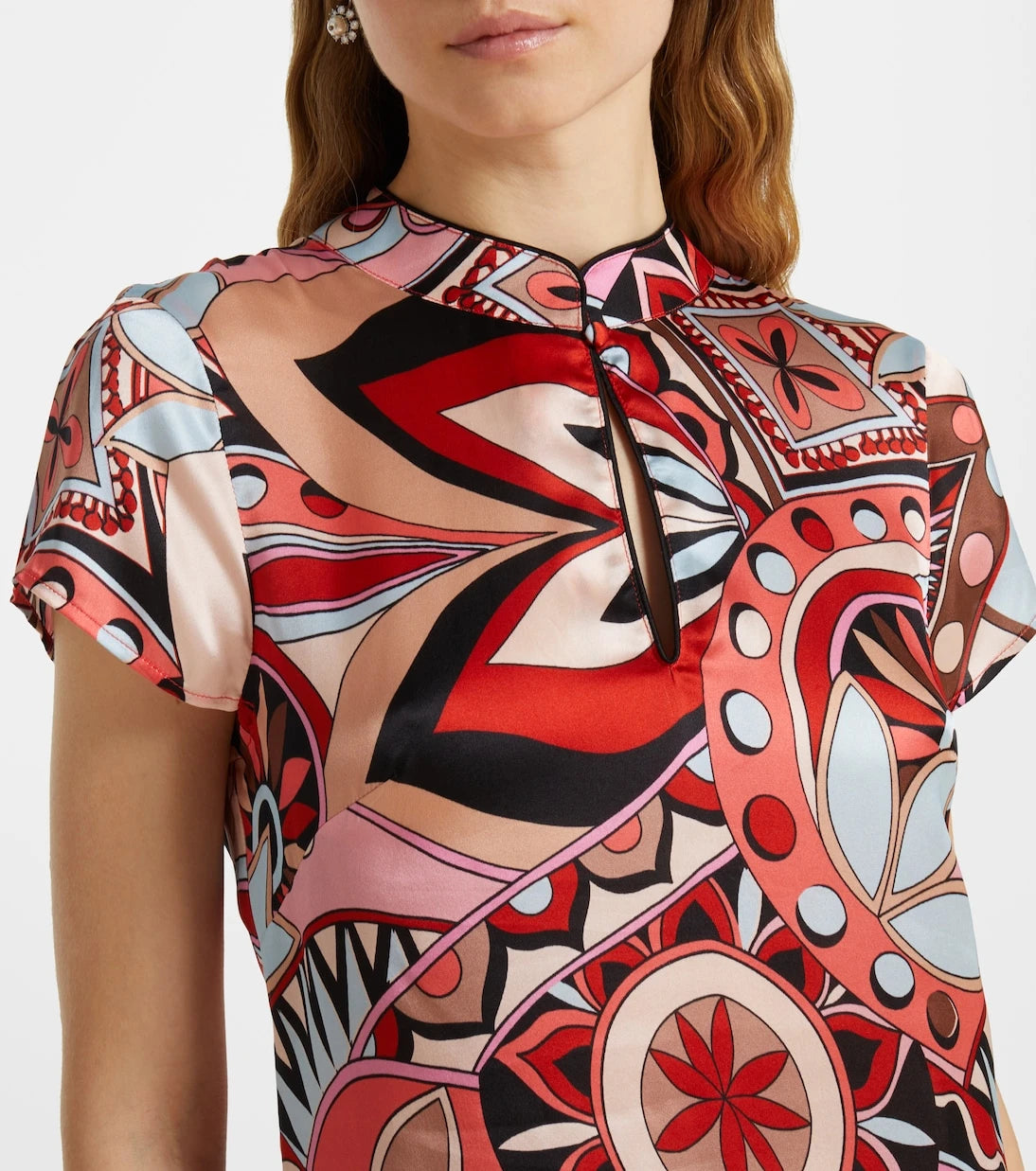 Rixo - Printed silk minidress