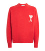 Red Alpaca-Blend Ami de Coeur Sweater