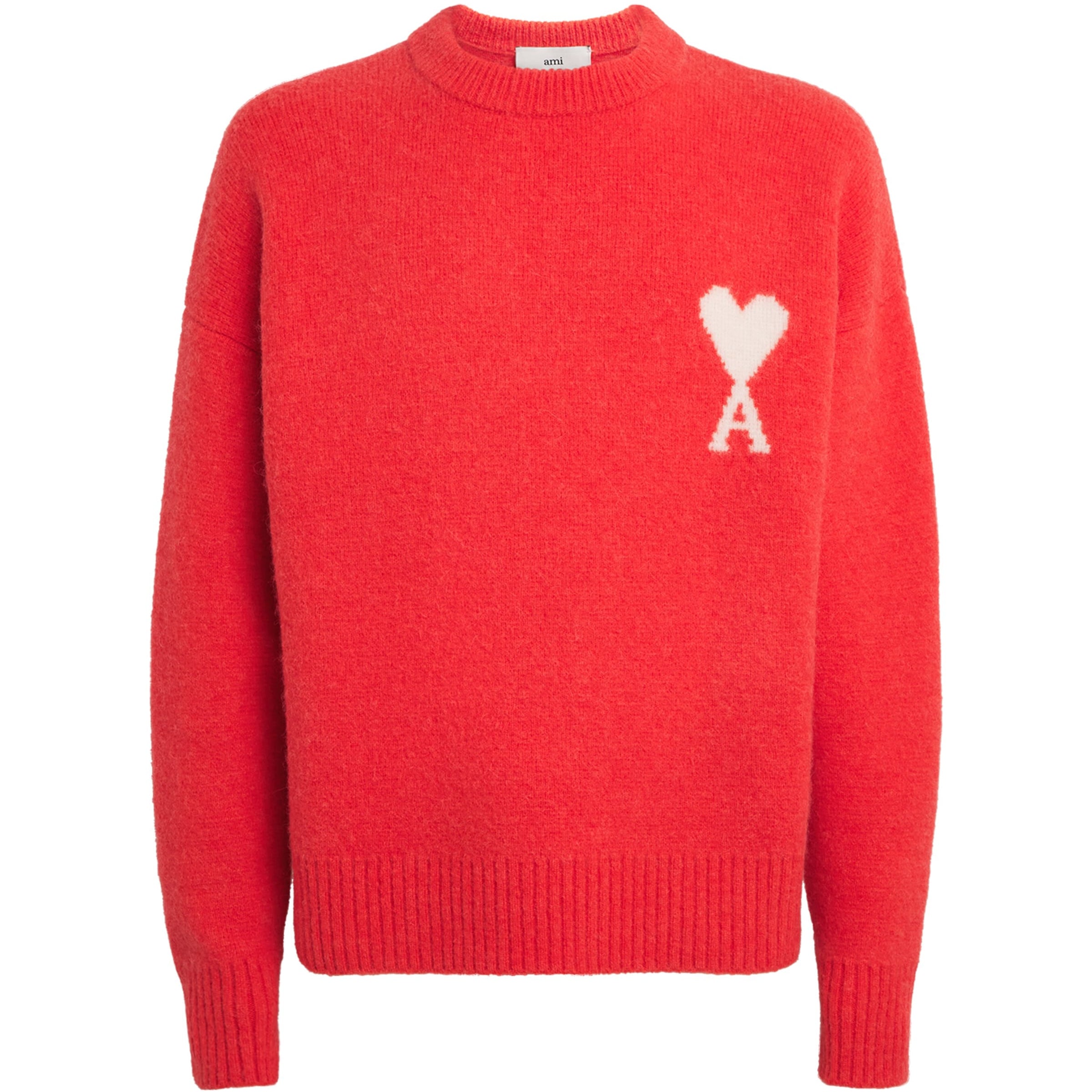 Red Alpaca-Blend Ami de Coeur Sweater