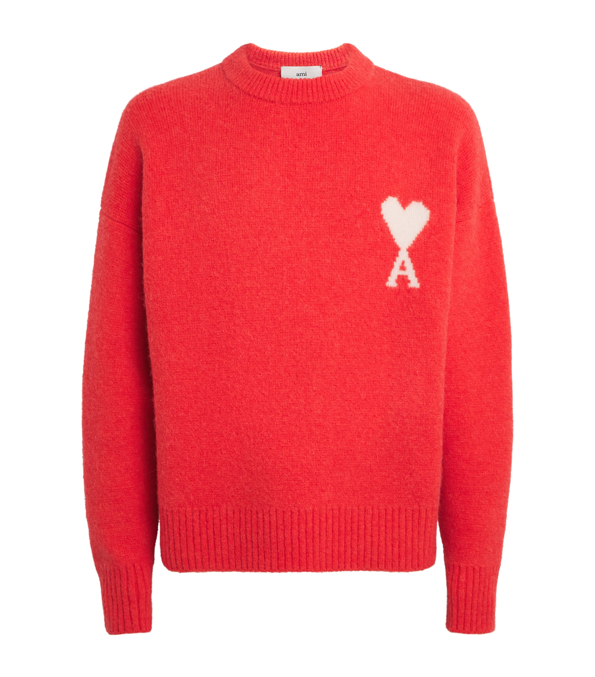 Red Alpaca-Blend Ami de Coeur Sweater