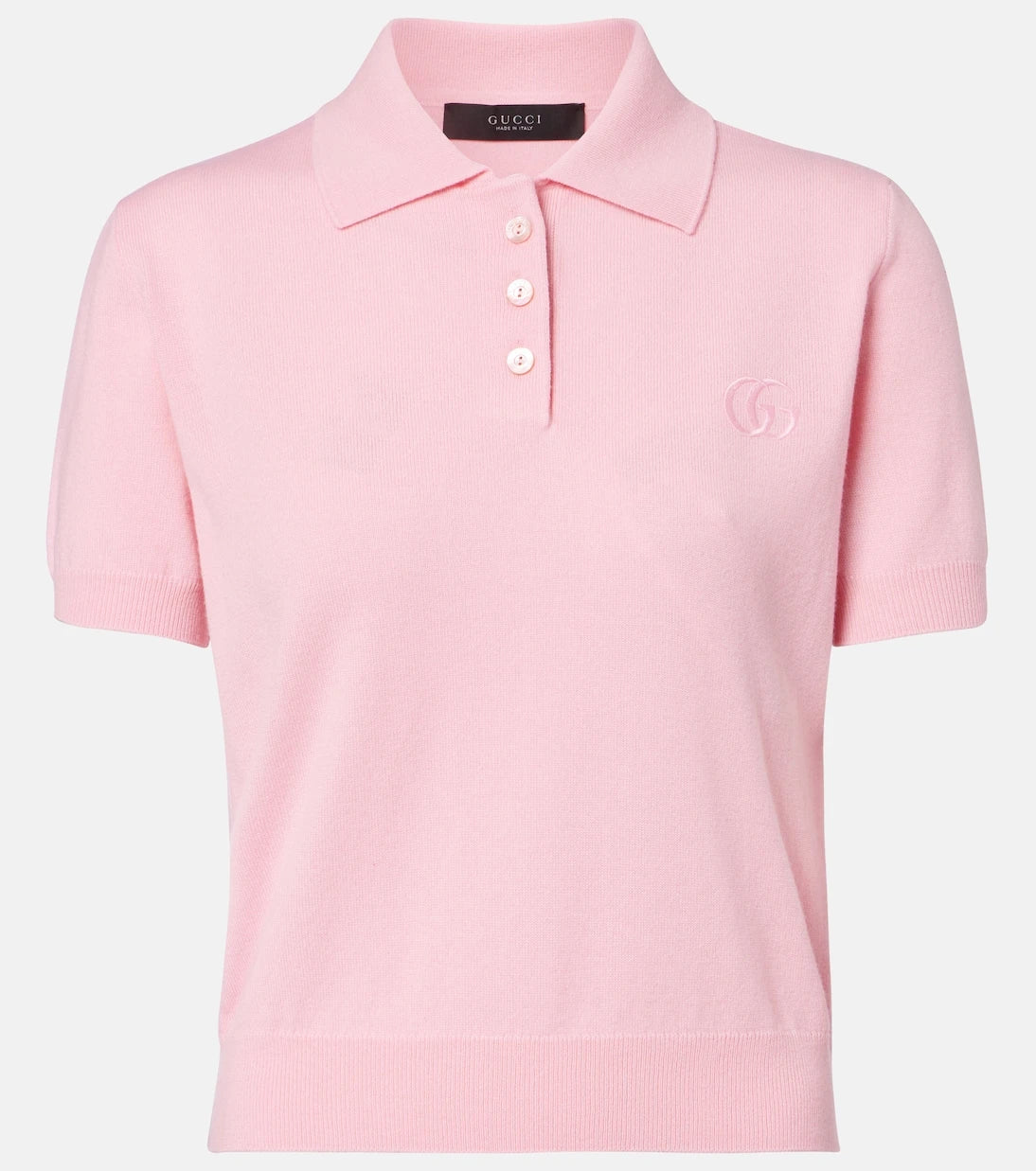 Gucci - Double G wool polo shirt