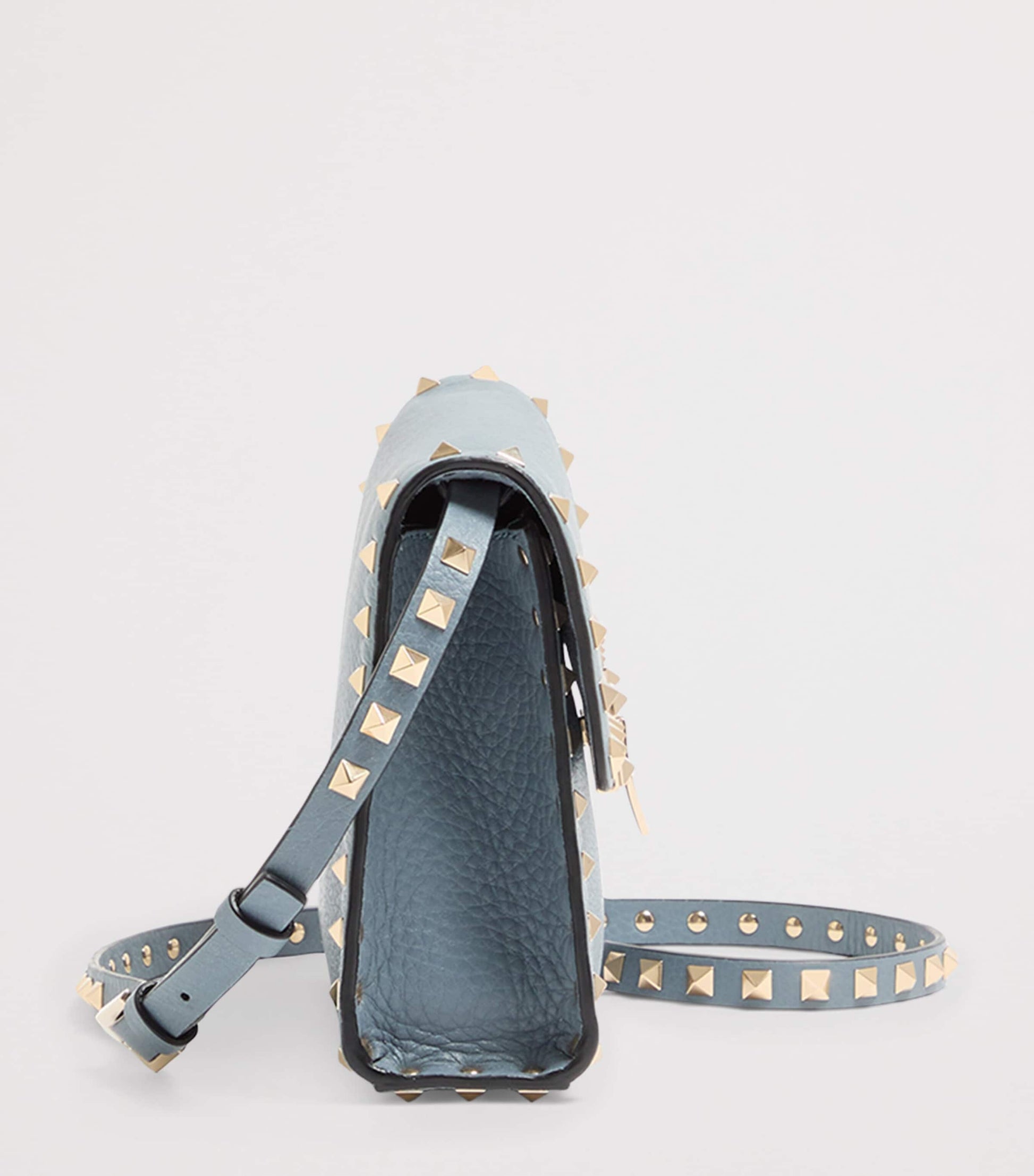 Small Leather Rockstud Shoulder Bag