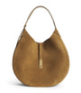 Medium Suede ID Shoulder Bag