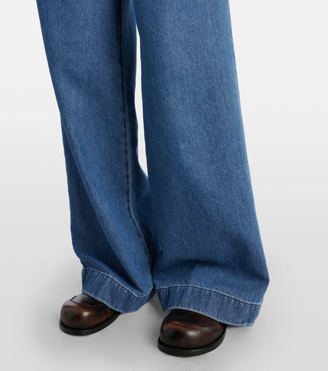 7 For All Mankind - Pleated wide-leg jeans