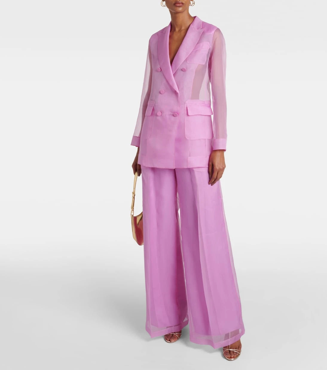 Max Mara - Negrar silk organza blazer