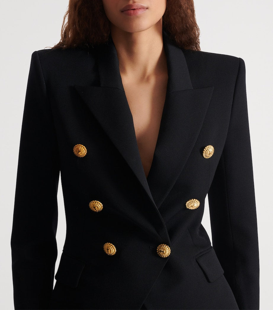 Balmain Wool Double-Breasted Blazer