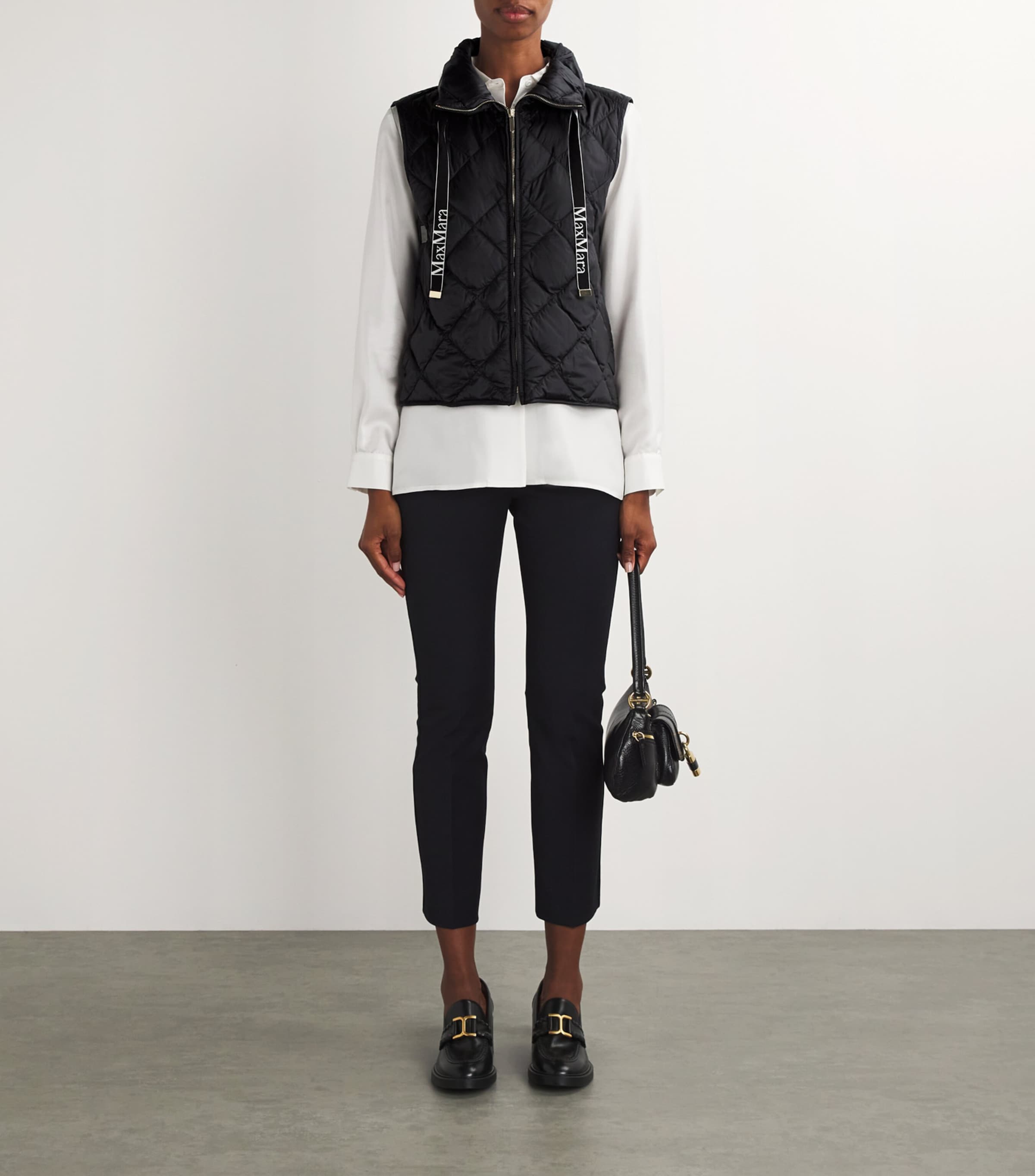 Black Down-Padded Gilet