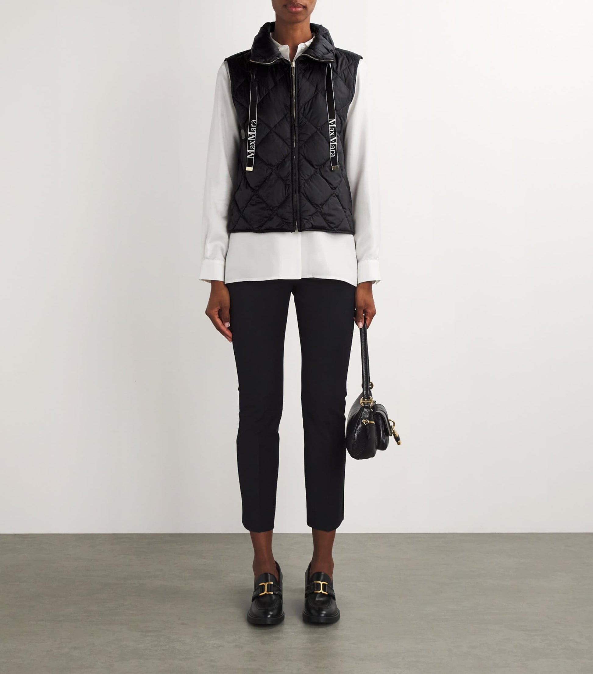 Black Down-Padded Gilet