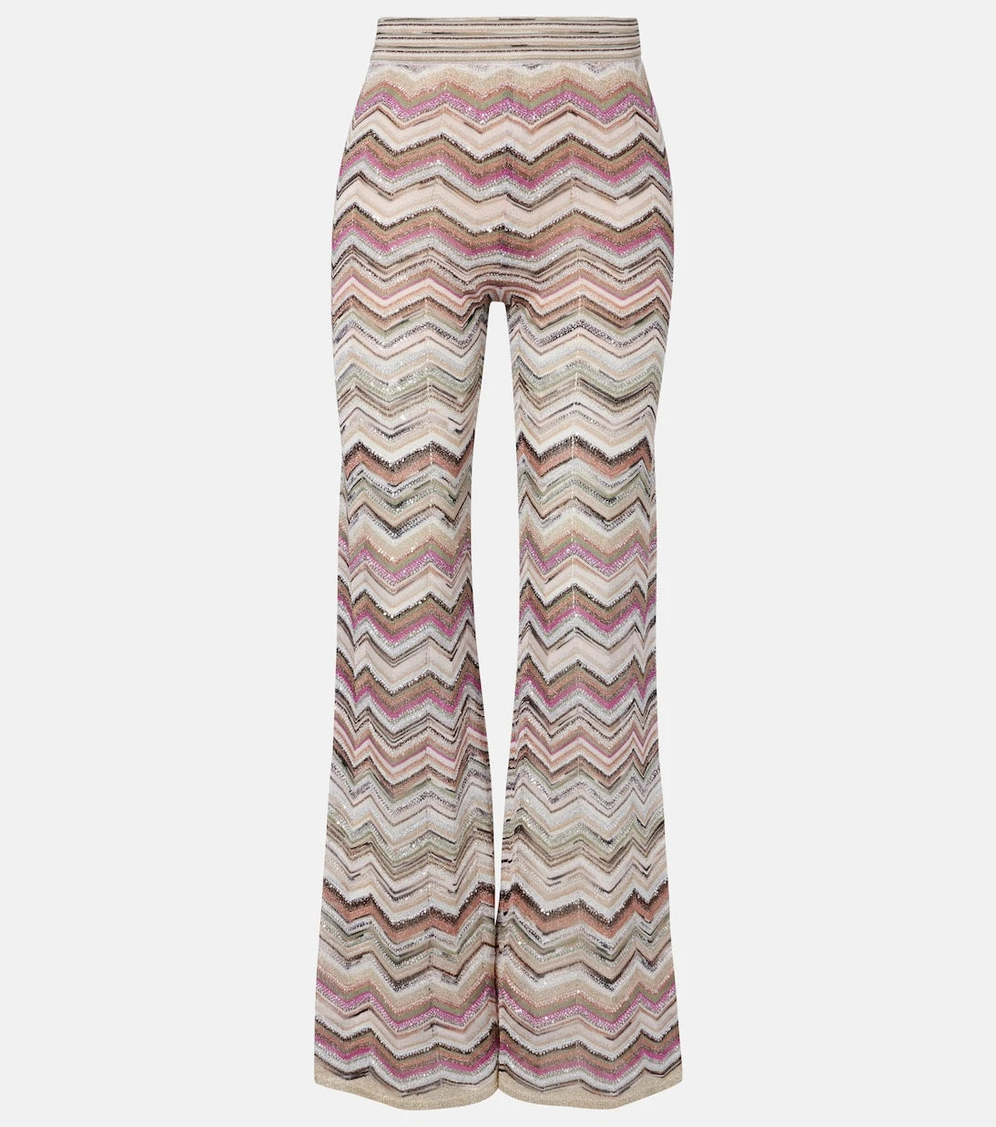 Missoni - Zigzag lamé wide-leg pants