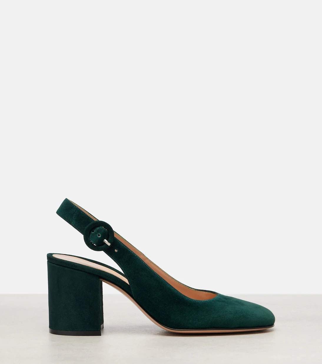 Gianvito Rossi - Suede slingback pumps