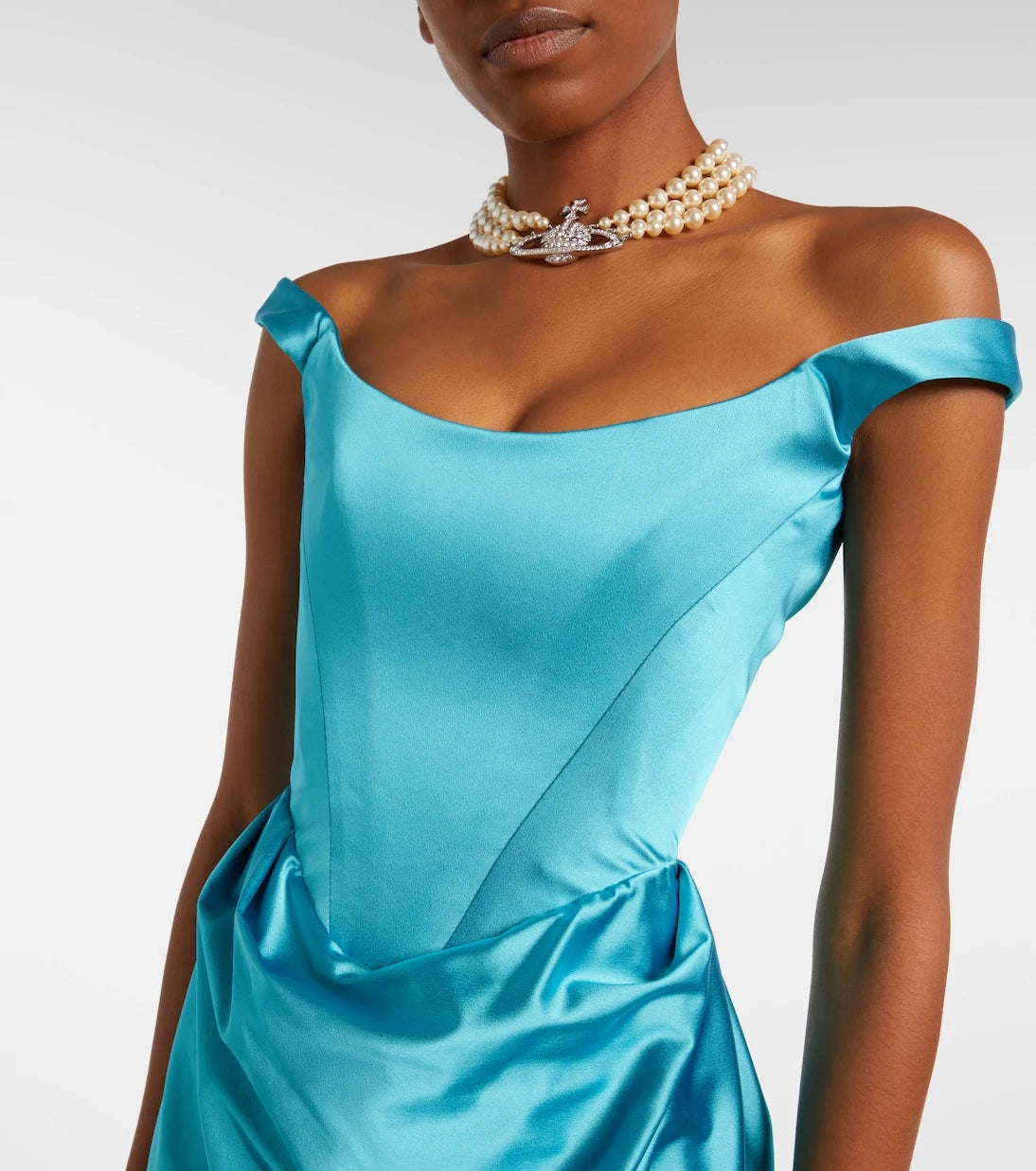 Vivienne Westwood - Nova Camille satin bustier gown