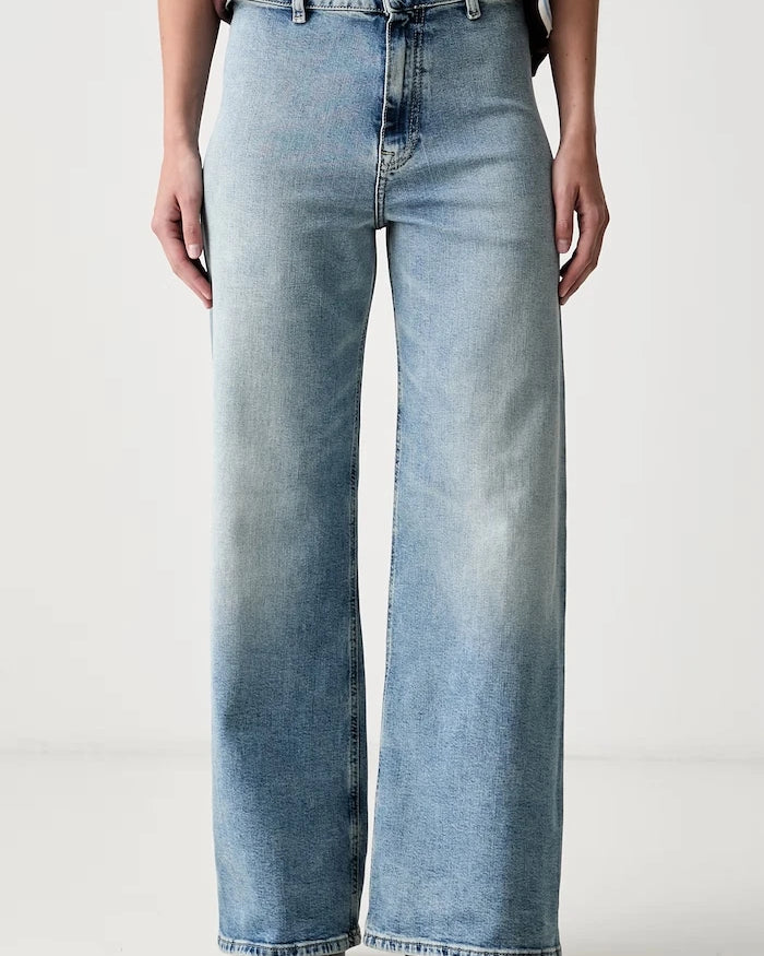 Tommy Hilfiger wide leg kadın jean pantolon
