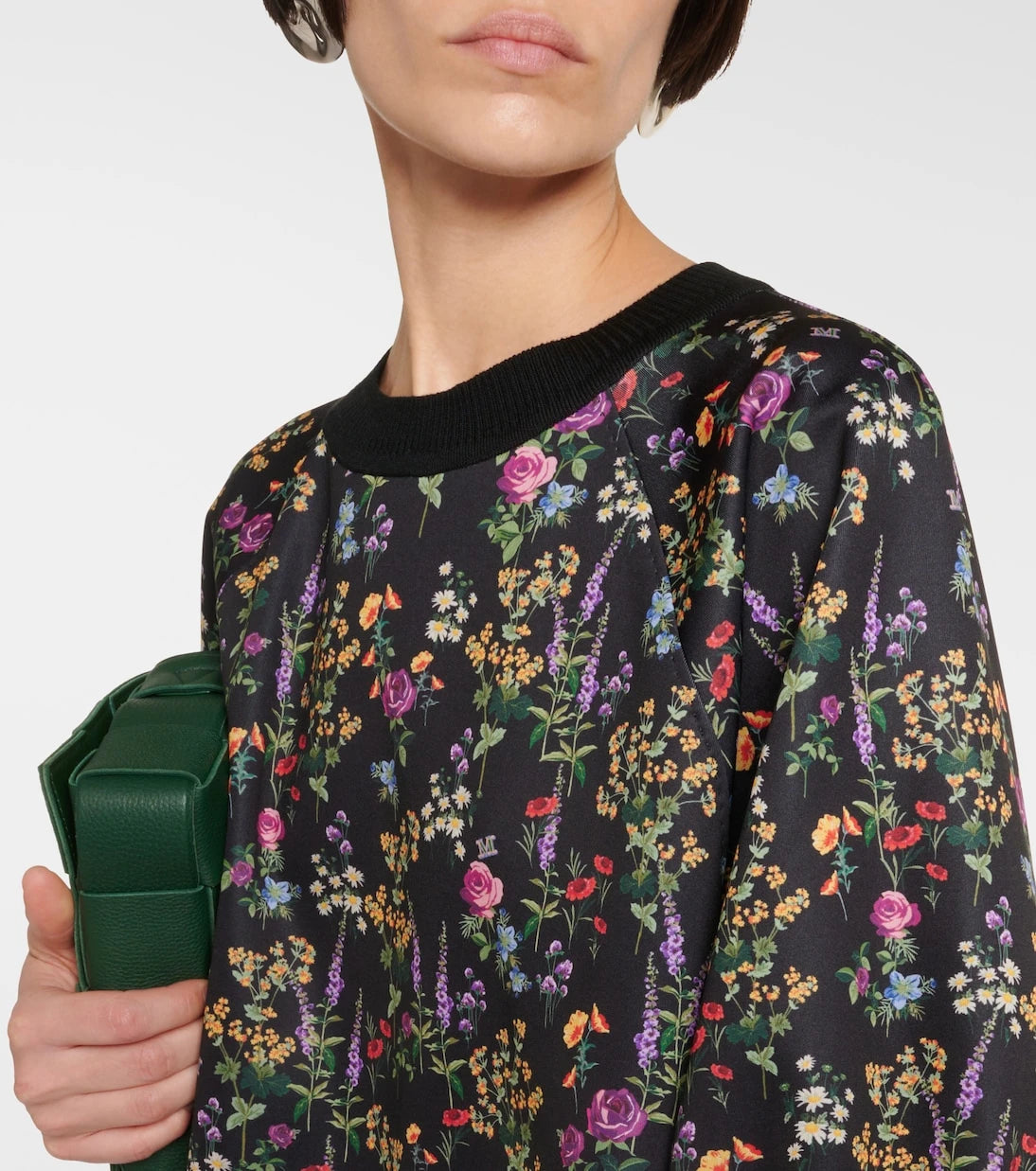 Max Mara - Billy floral jersey minidress