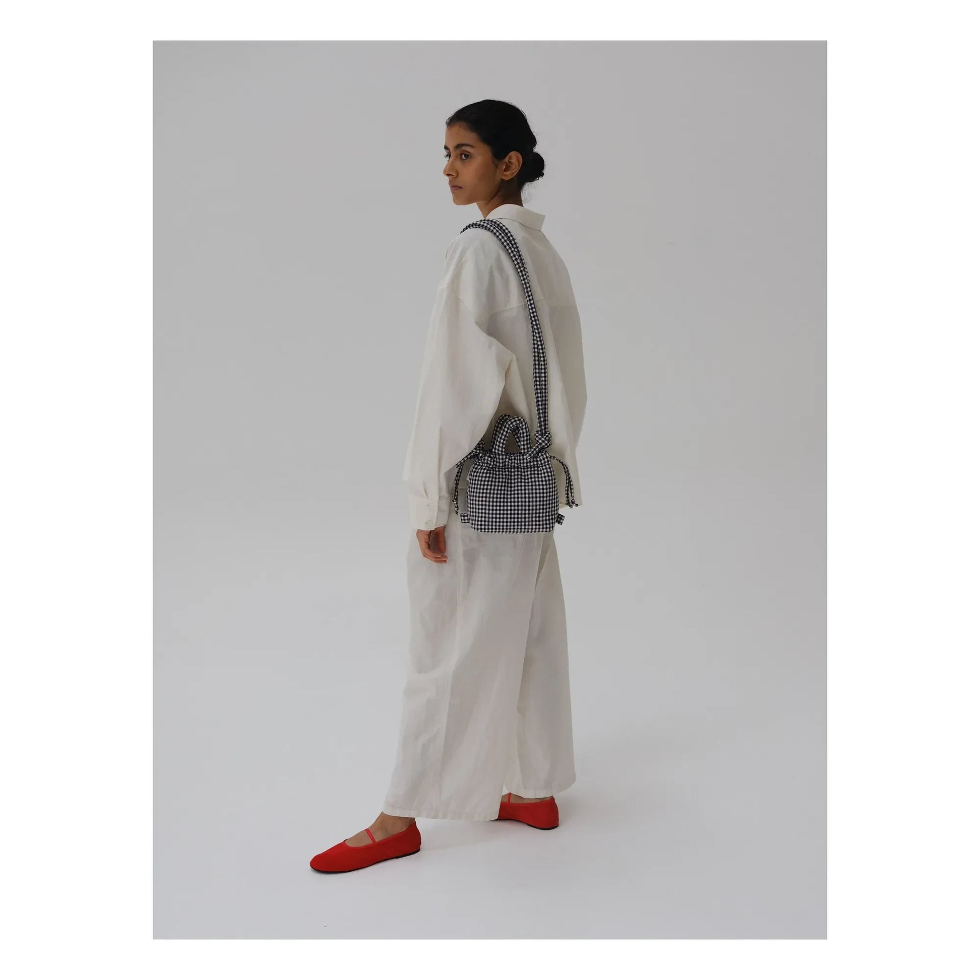 Olend - Micro Ona Soft Vichy bag | Black