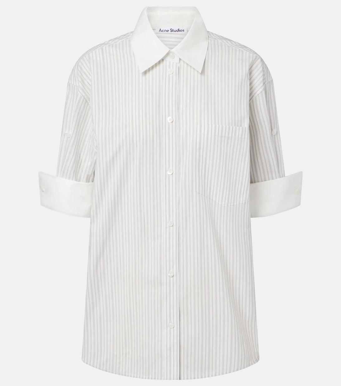 Acne Studios - Striped cotton poplin shirt