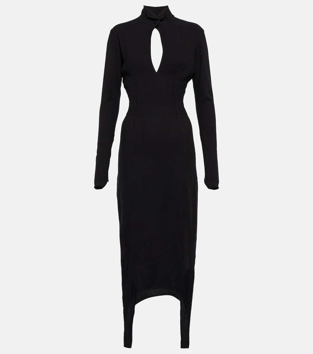 Patou - Cutout jersey midi dress