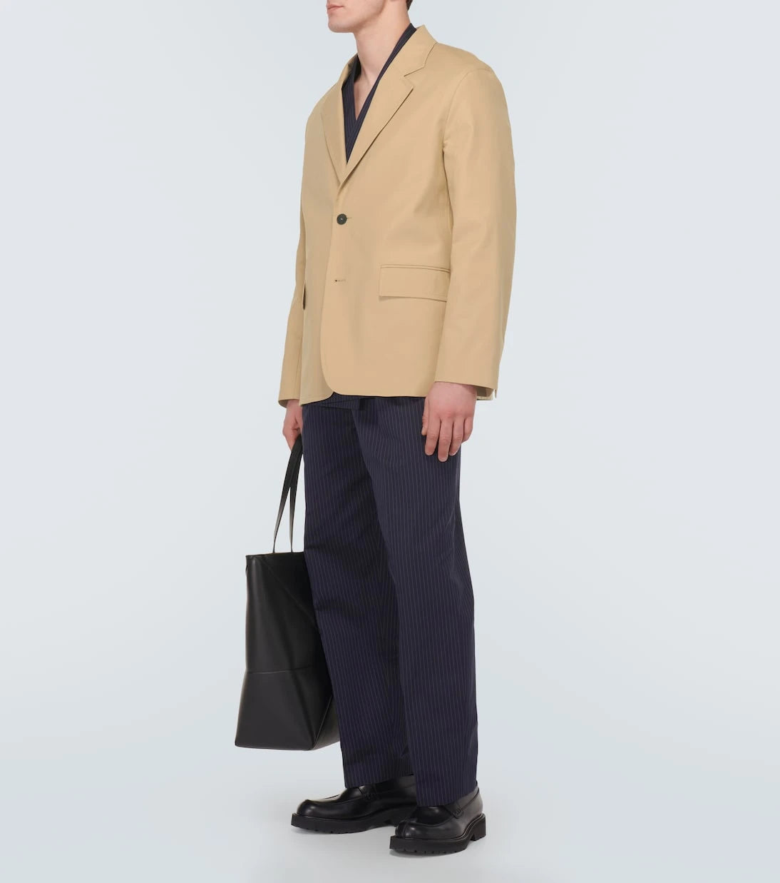 Lanvin - Deconstructed cotton-blend blazer