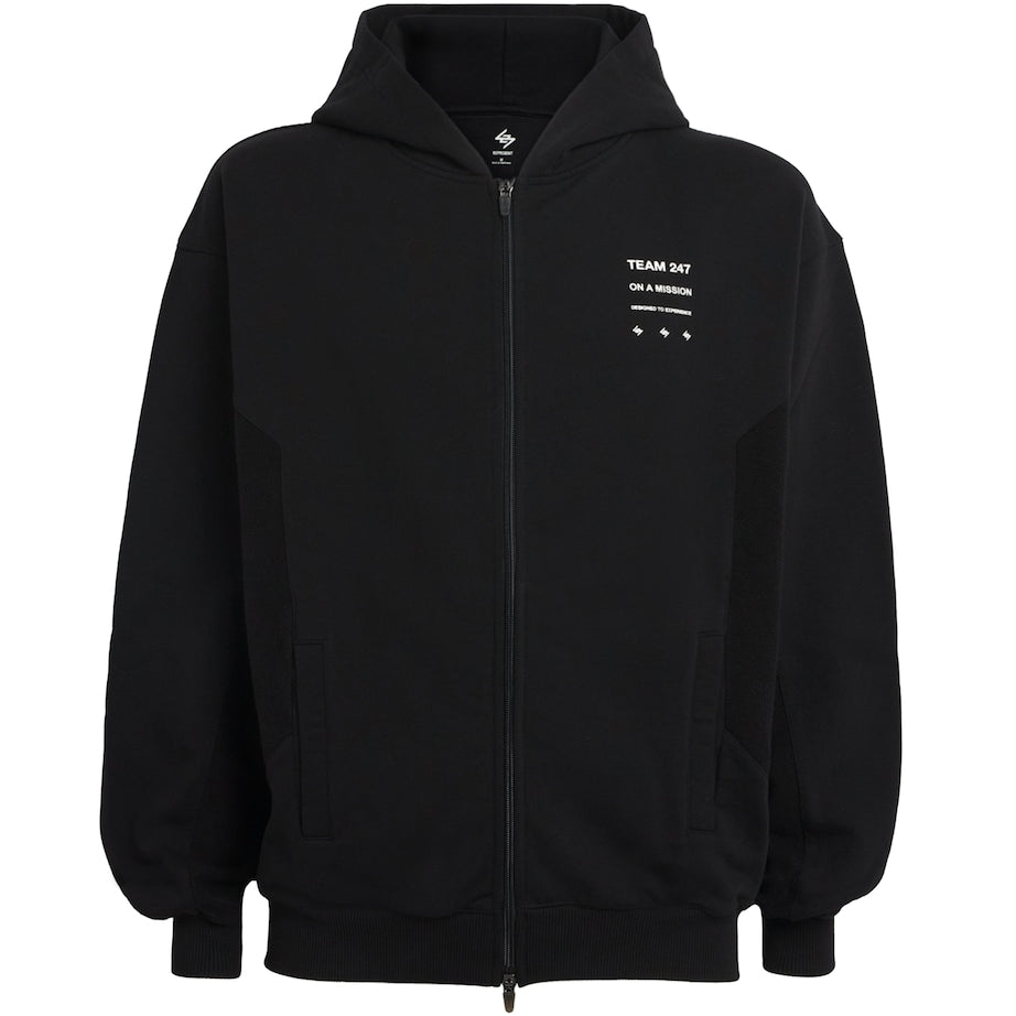 Represent 247 Black Uprising Zip-Up Hoodie