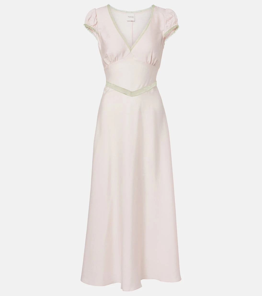 Posse - Perla lace-trimmed midi dress