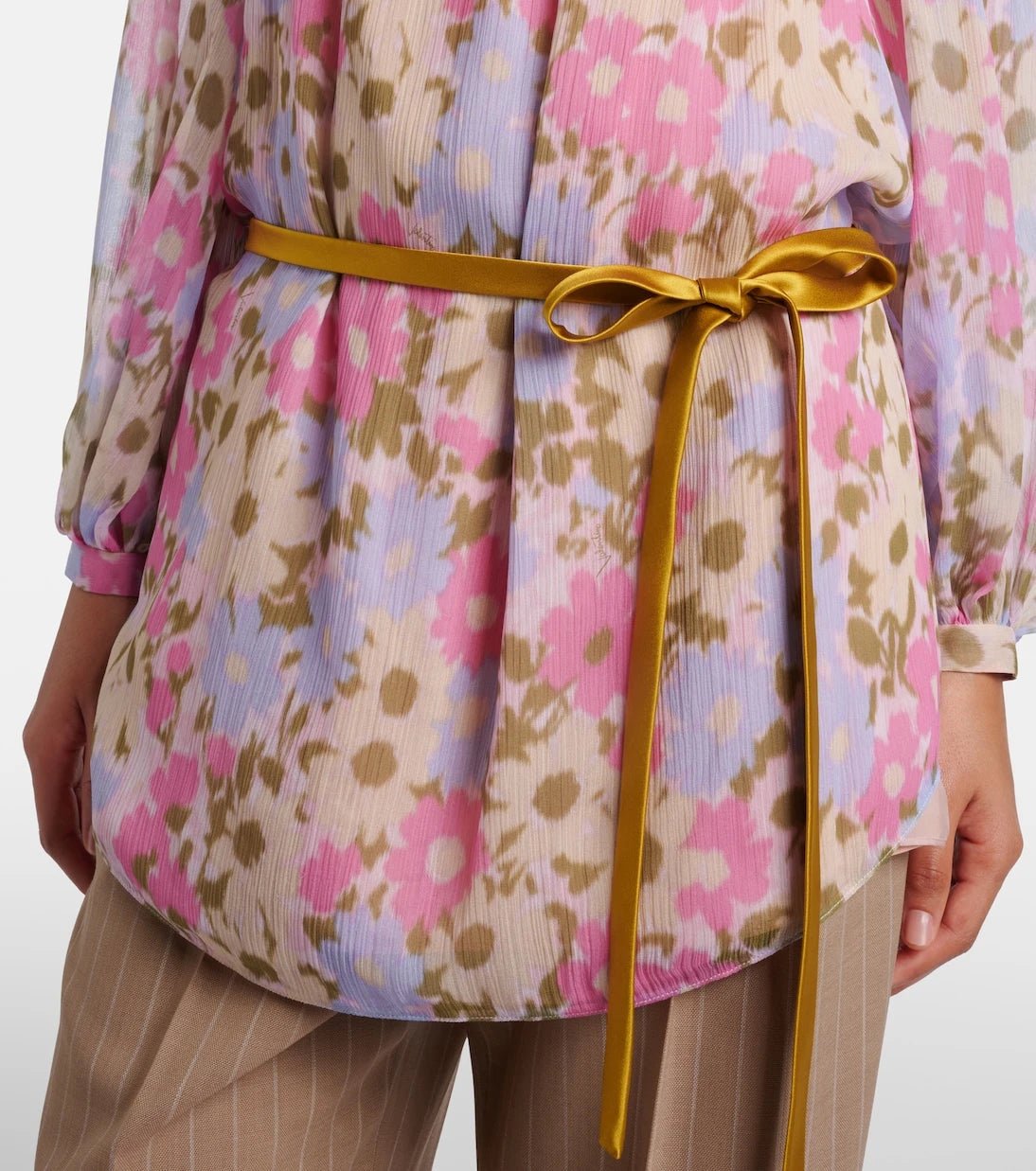 Valentino - Floral silk georgette blouse