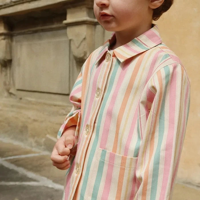 Детско памучно яке Konges Sløjd FRANKIE SHIRT JACKET GOTS