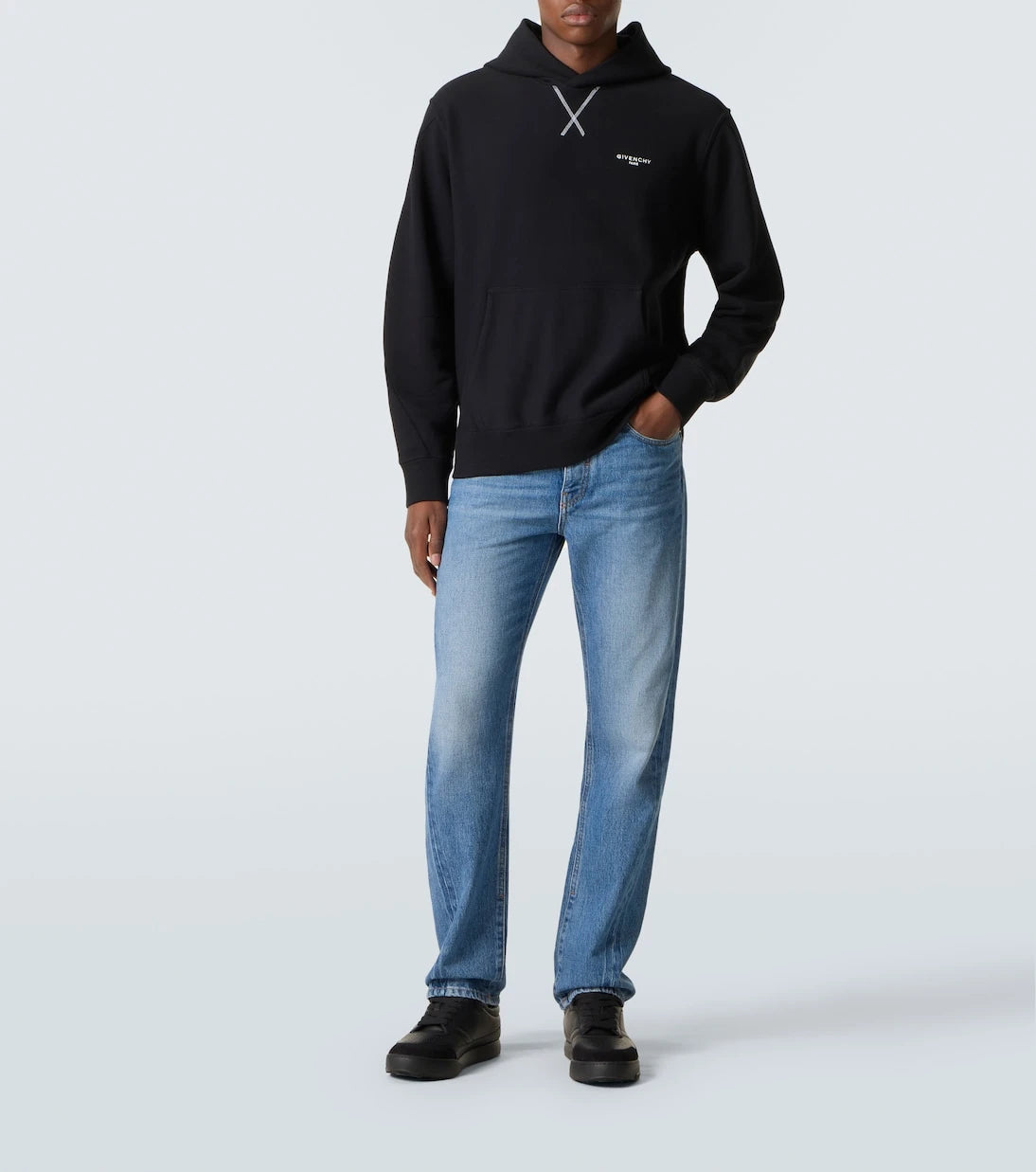 Givenchy - Logo cotton jersey hoodie