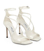 White Azia 95 Patent Leather Sandals
