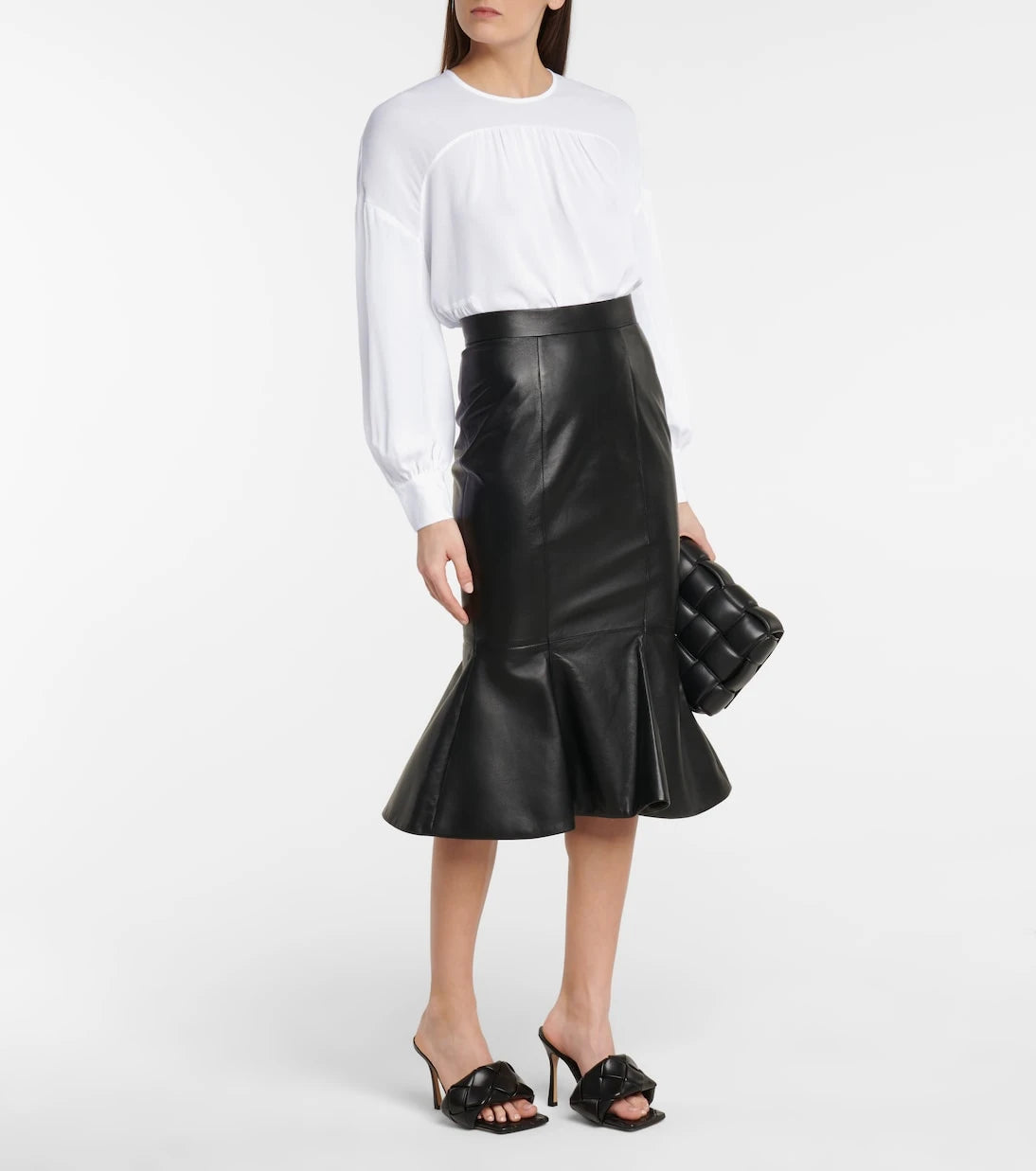 Vince - Silk-crêpe top