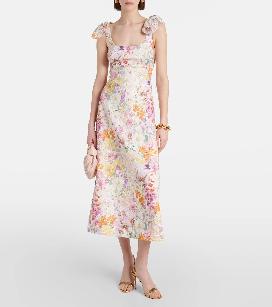 Zimmermann - Harmony floral linen midi dress