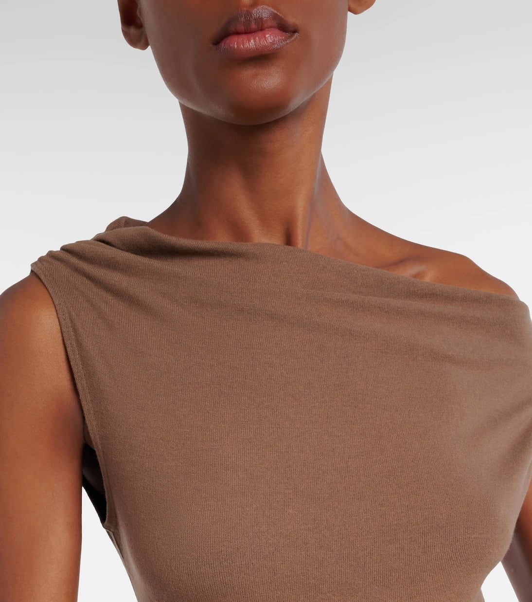Leset - Lauren asymmetric jersey top