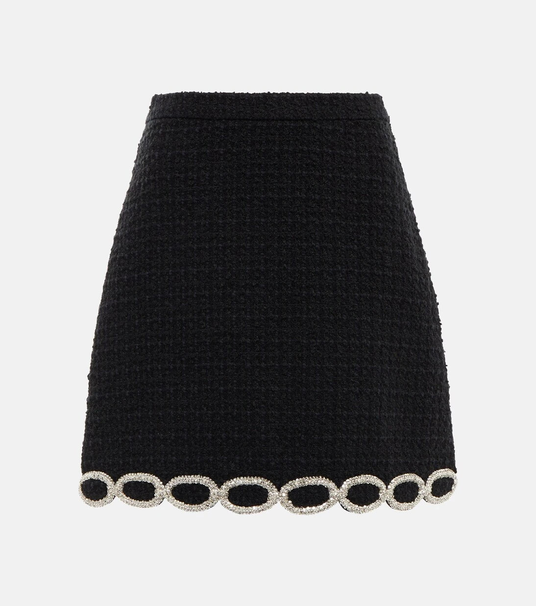 Valentino - Embellished tweed miniskirt