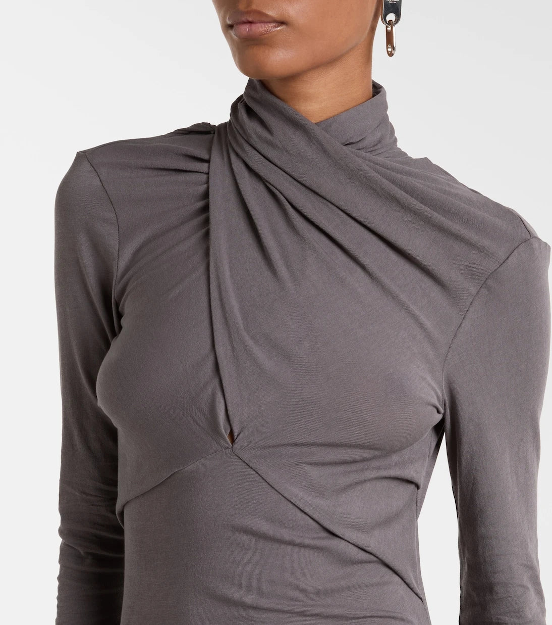 Entire Studios - Draped ruched cotton-blend gown