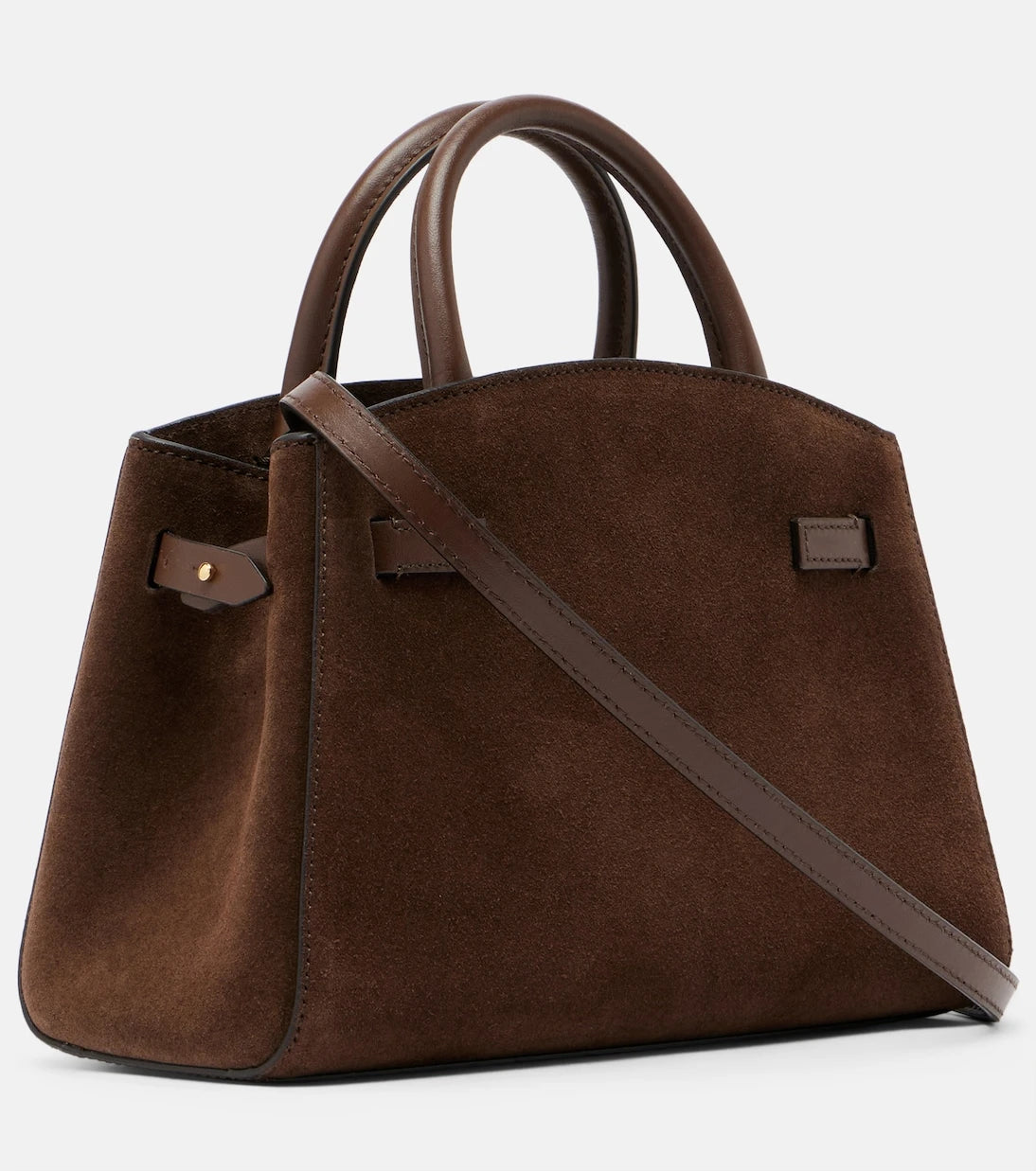 DeMellier - Hudson Small suede top-handle bag