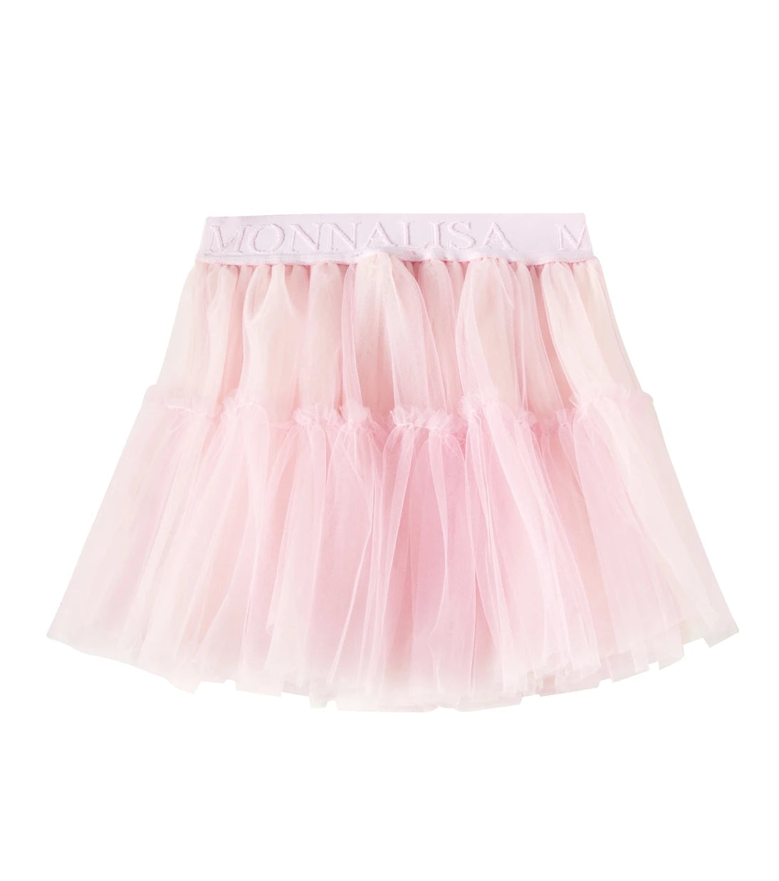 Monnalisa - Logo tulle skirt