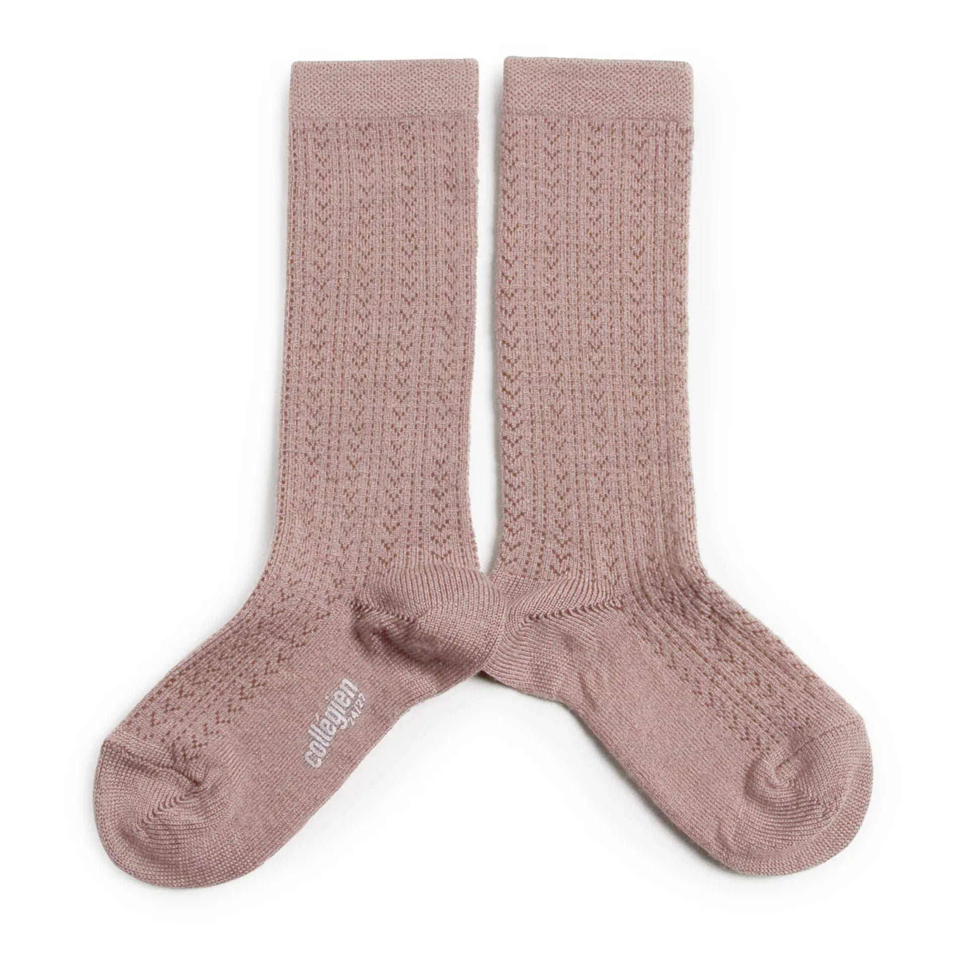 Collégien - Adèle merino wool socks | Dusty Pink