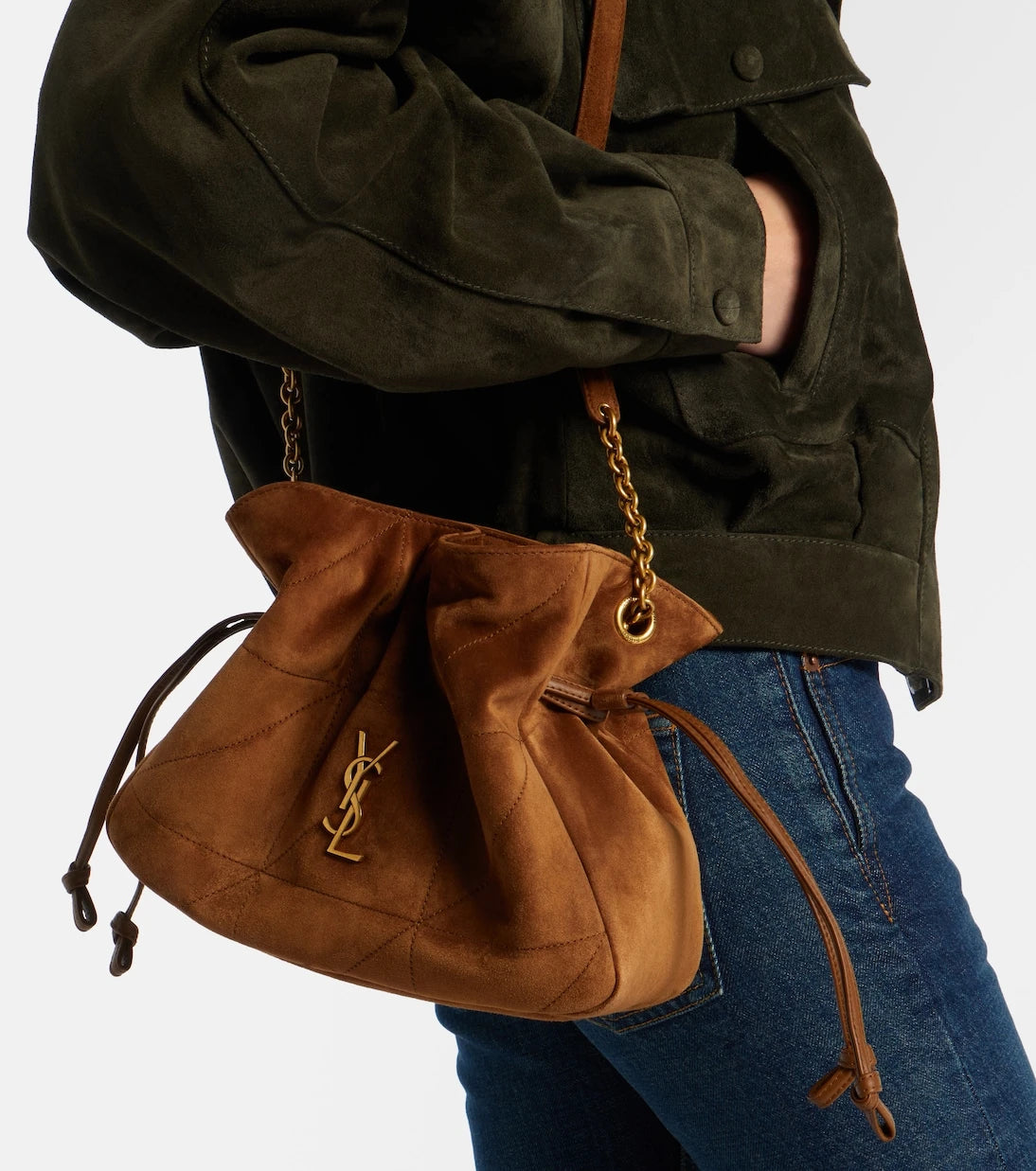Saint Laurent - Jamie Small suede shoulder bag