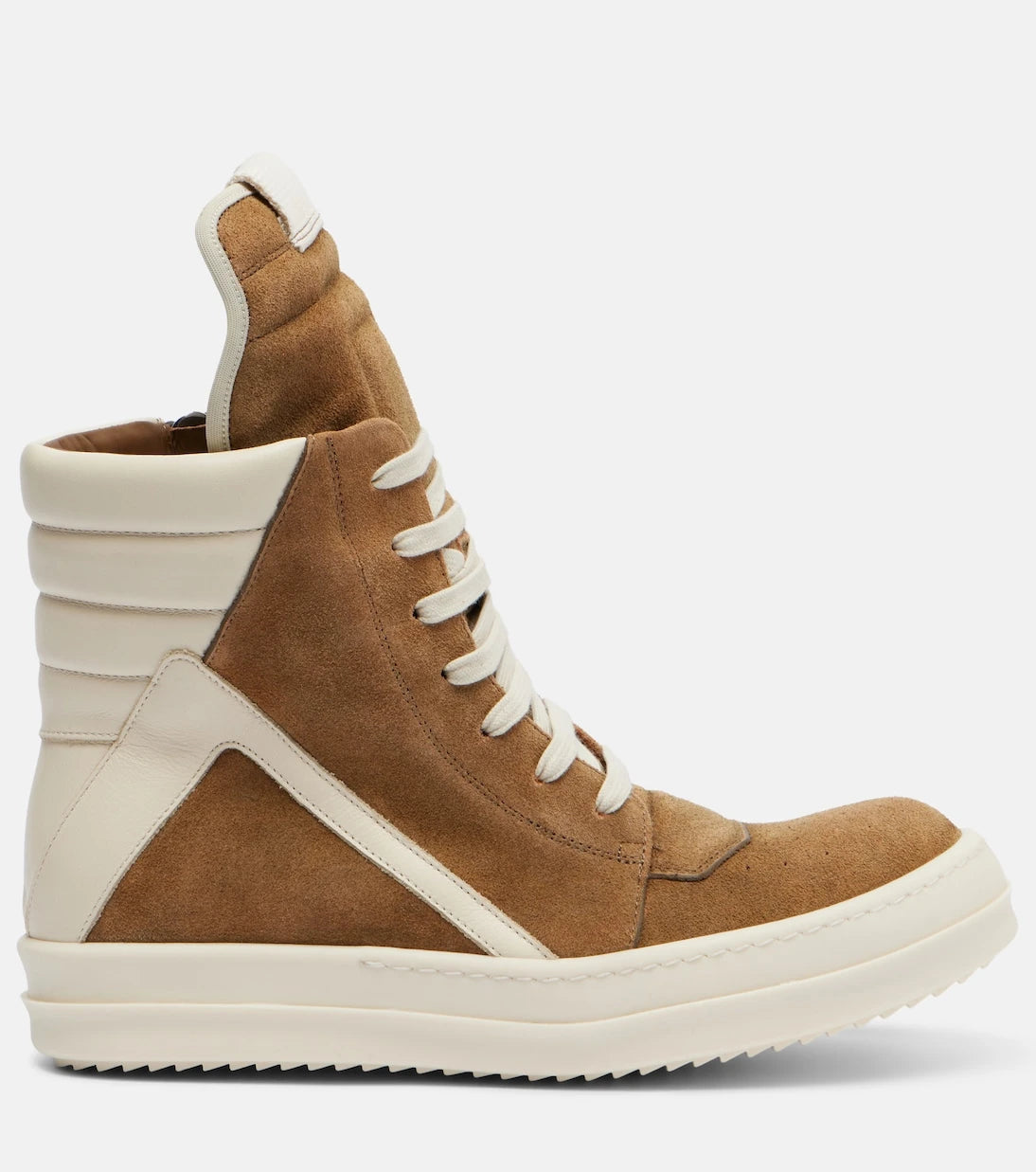 Rick Owens - Geobasket suede high-top sneakers