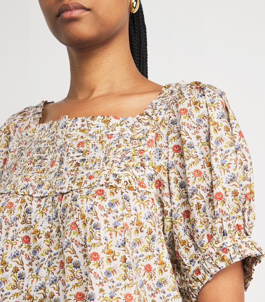 DÔEN Multi Organic Cotton Floral Farley Top