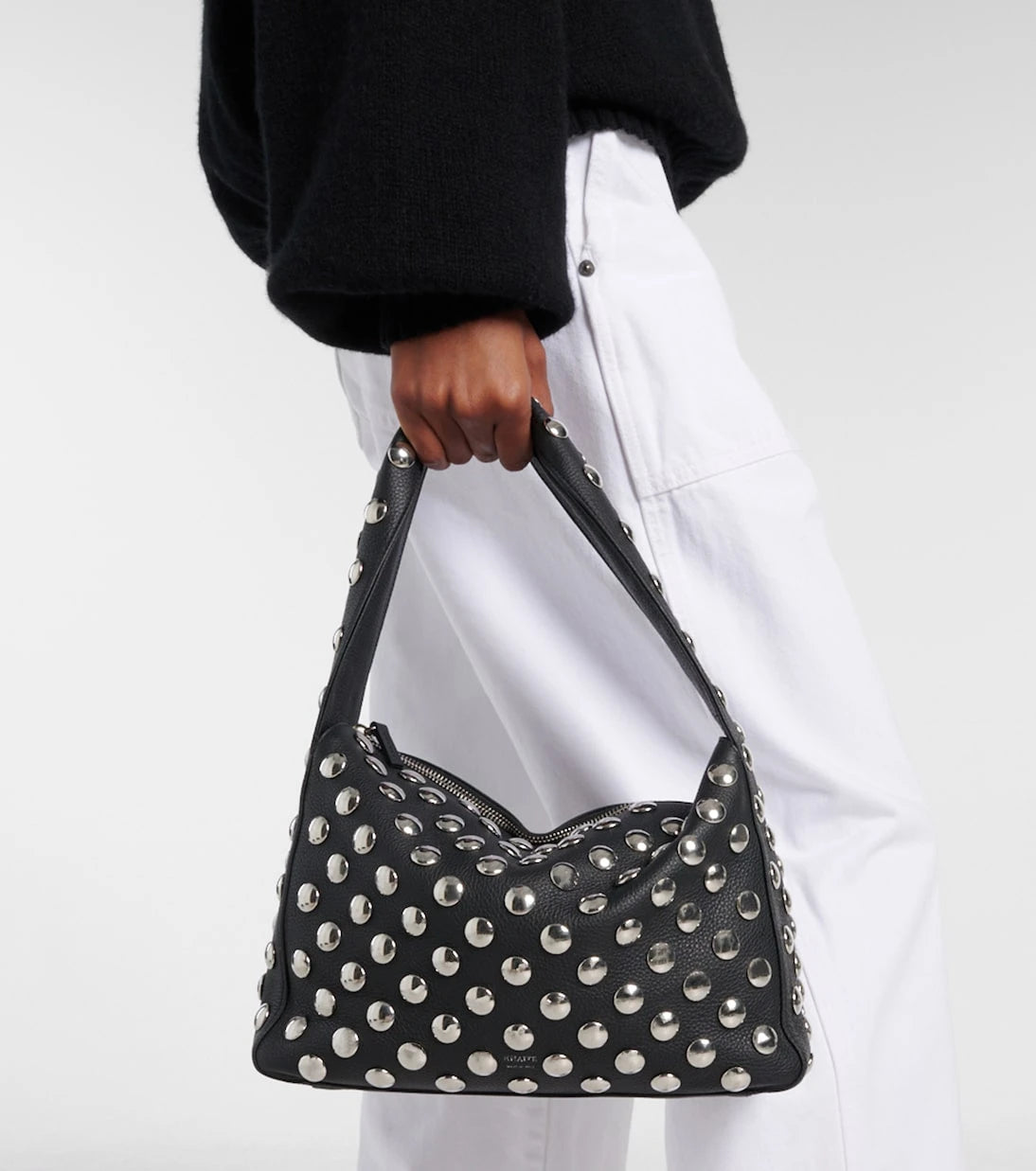 Khaite - Elena Small studded leather shoulder bag