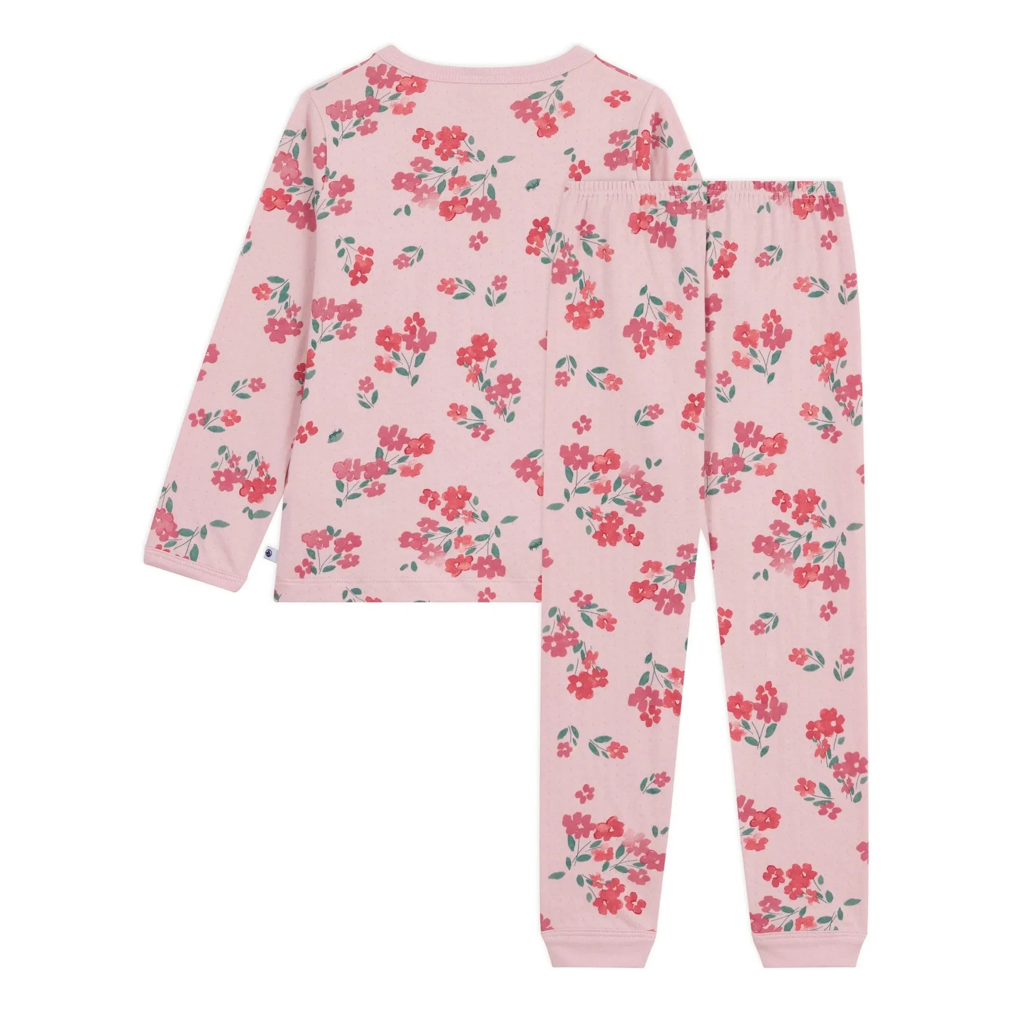 Petit Bateau - Organic Cotton Floral Light Pyjamas | Pink