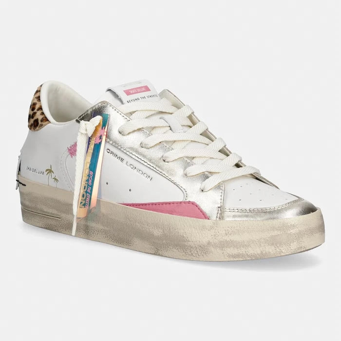 Crime London SK8 DELUXE WEDGE Kadın Deri Sneakers