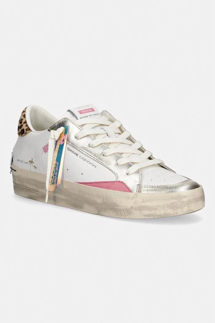 Crime London SK8 DELUXE WEDGE Kadın Deri Sneakers