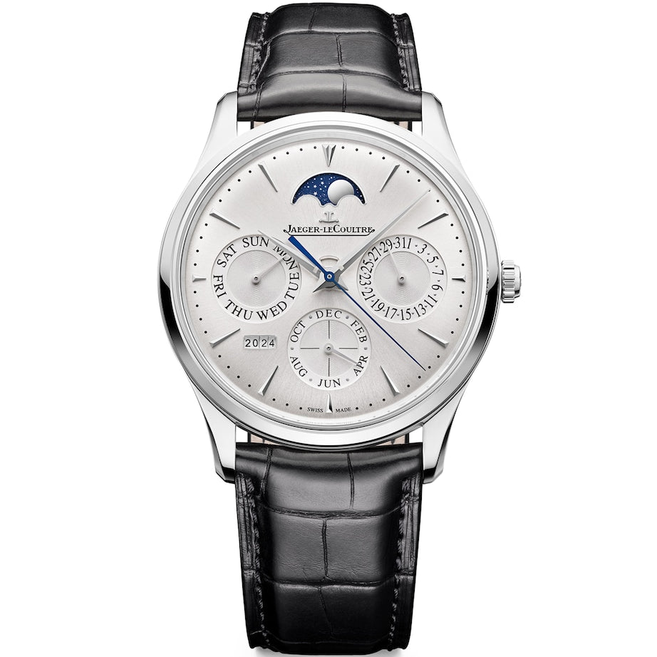 Stainless Steel Ultra Thin Perpetual Calendar Watch 39mm