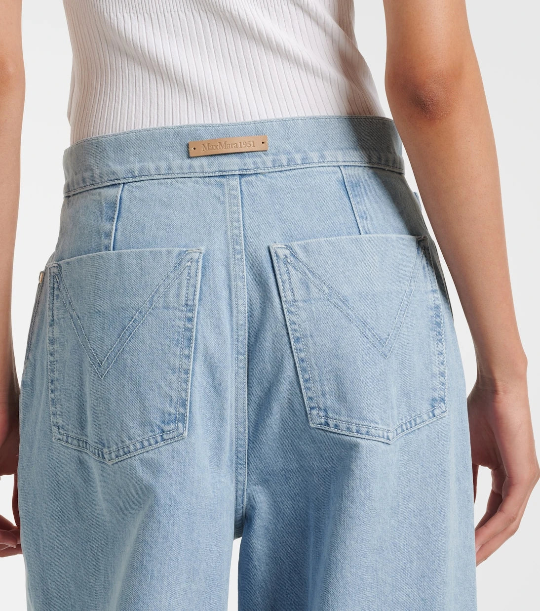 Max Mara - High-rise wide-leg jeans