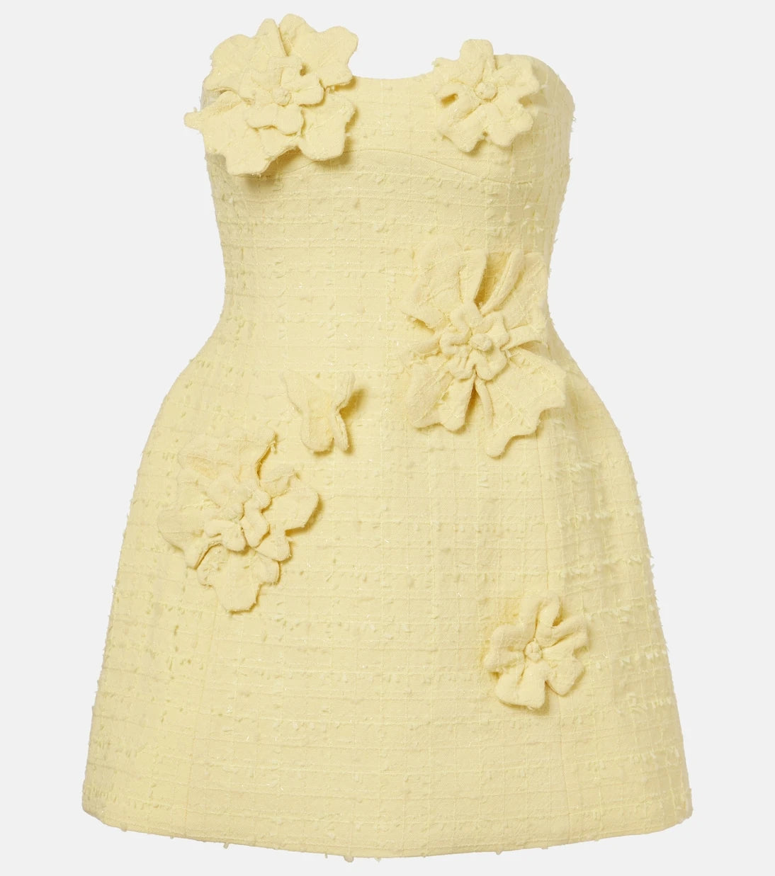 Leo Lin - Rosario tweed bustier dress