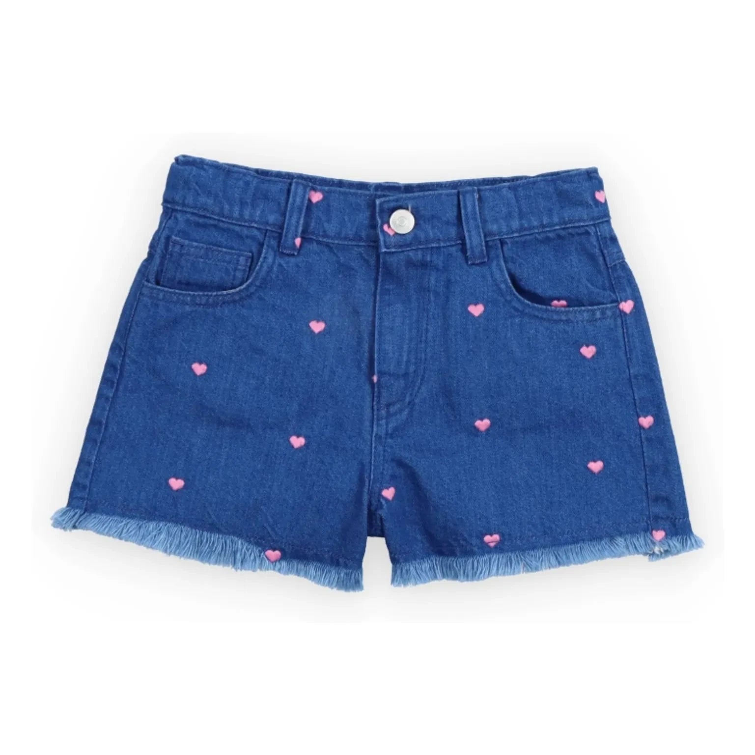 the new society - Denim Short Lys Cœurs | Blue