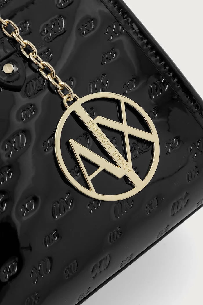 Armani Exchange kadın suni deri crossbody çanta