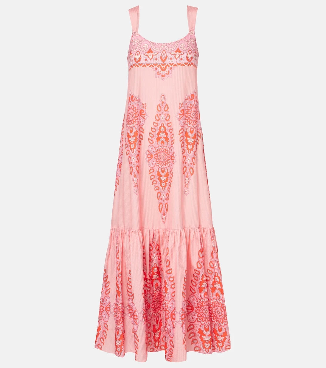 Etro - Printed cotton and silk maxi dress