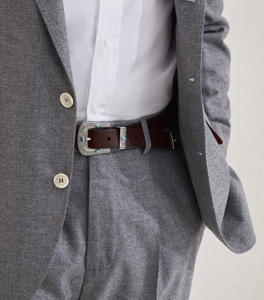 Calfskin Western Belt