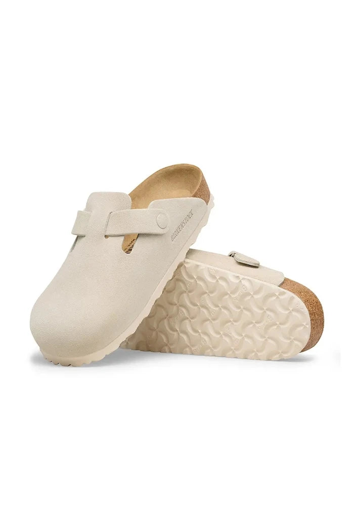 Birkenstock чехли от велур Boston